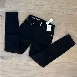 J. Crew Black Skinny Jeans 24P NWT